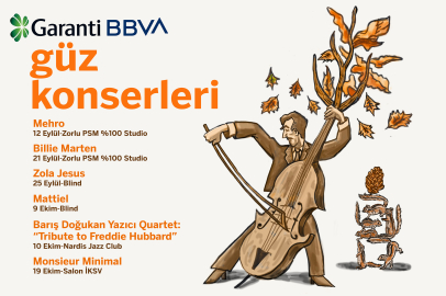 Garanti BBVA Güz Konserleri eylülde başlıyor