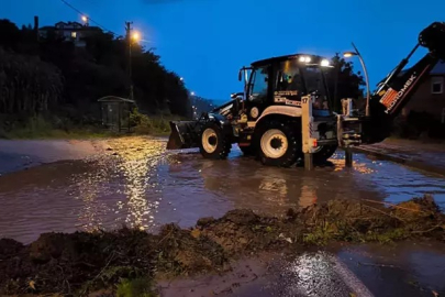 Trabzon'daki sağanak ve heyelanda 14 kişi kurtarıldı