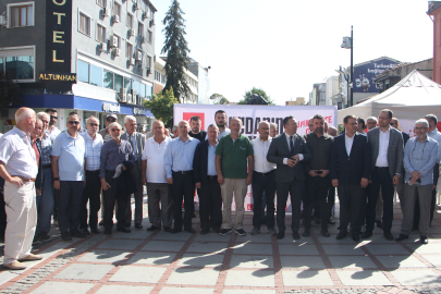 Edirne'de cuma çıkışı İsrail protestosu