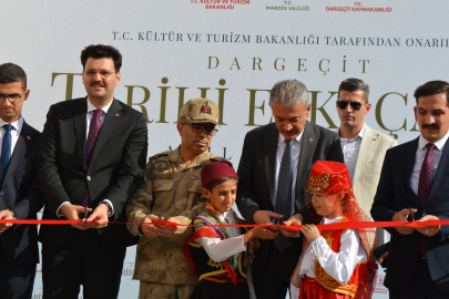 Mardin'de restorasyonu tamamlanan 400 yıllık ‘Süryani Çarşısı’ açıldı