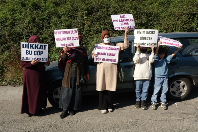 Trabzon'da katı atık tesisine 'koku' tepkisi