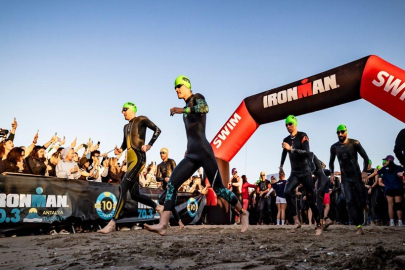 Ironman 70.3'te 80 ülkeden 2 bin sporcu mücadele etti