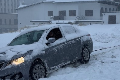 Uludağ'da kar kalınlığı 50 santimetreye ulaştı