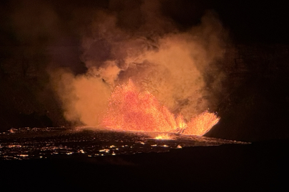 Kilauea Yanardağı faaliyete geçti