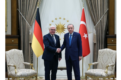 Cumhurbaşkanı Erdoğan, Alman mevkidaşı Steinmeier ile bir araya geldi